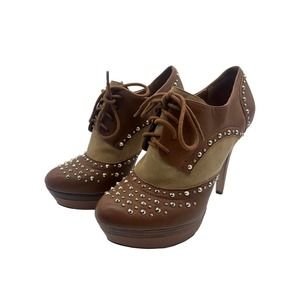 Gianni Bini Platform Oxford Ankle Booties | Size 8.5